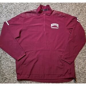 University Of Denver Basketball Adidas Men’s Size XL Quarter Zip Shirt Jacket